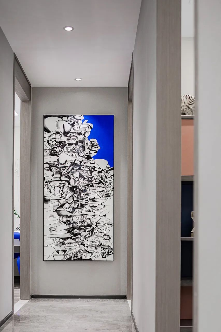 金科恒信集美天宸 | 克莱因蓝的轻奢美学空间-17