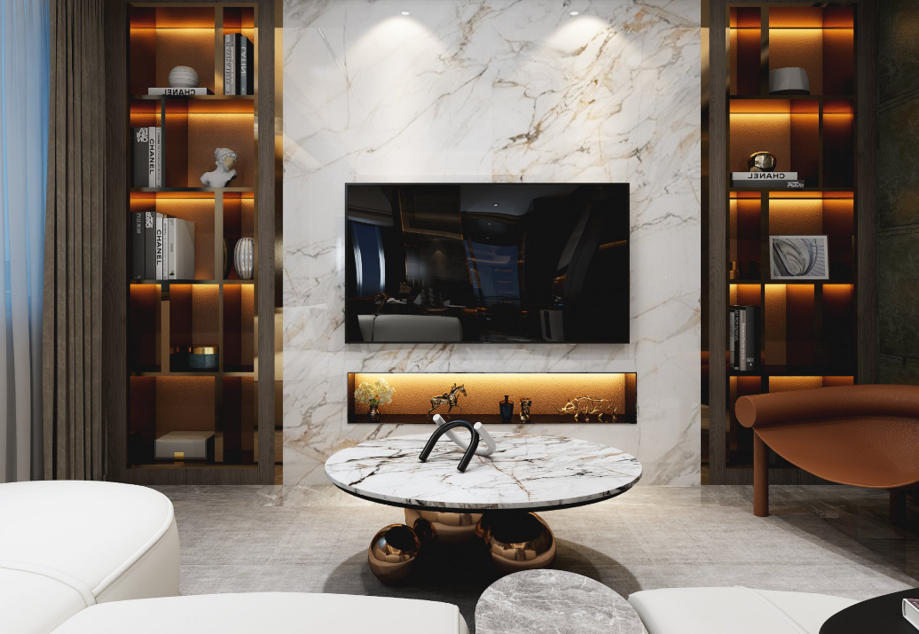 帕克水岸轻奢风,女性独享的优雅空间-13