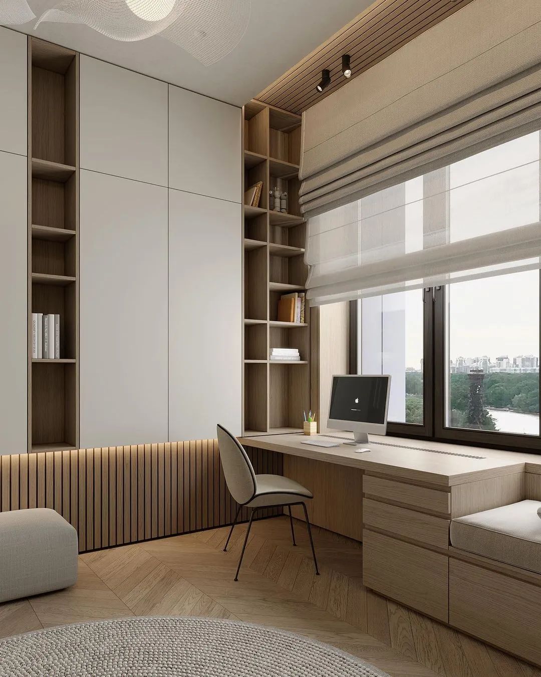 奶油色调的现代空间设计丨俄罗斯圣彼得堡丨DE&DE Studio-40