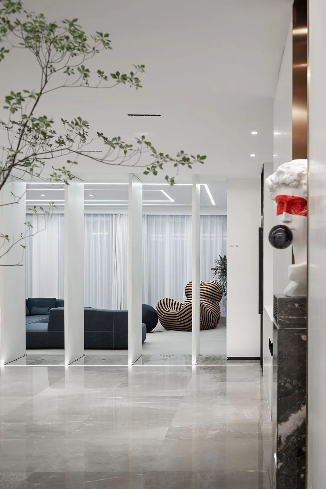 星杰国际设计 | 黑白空间中的留白序幕-17