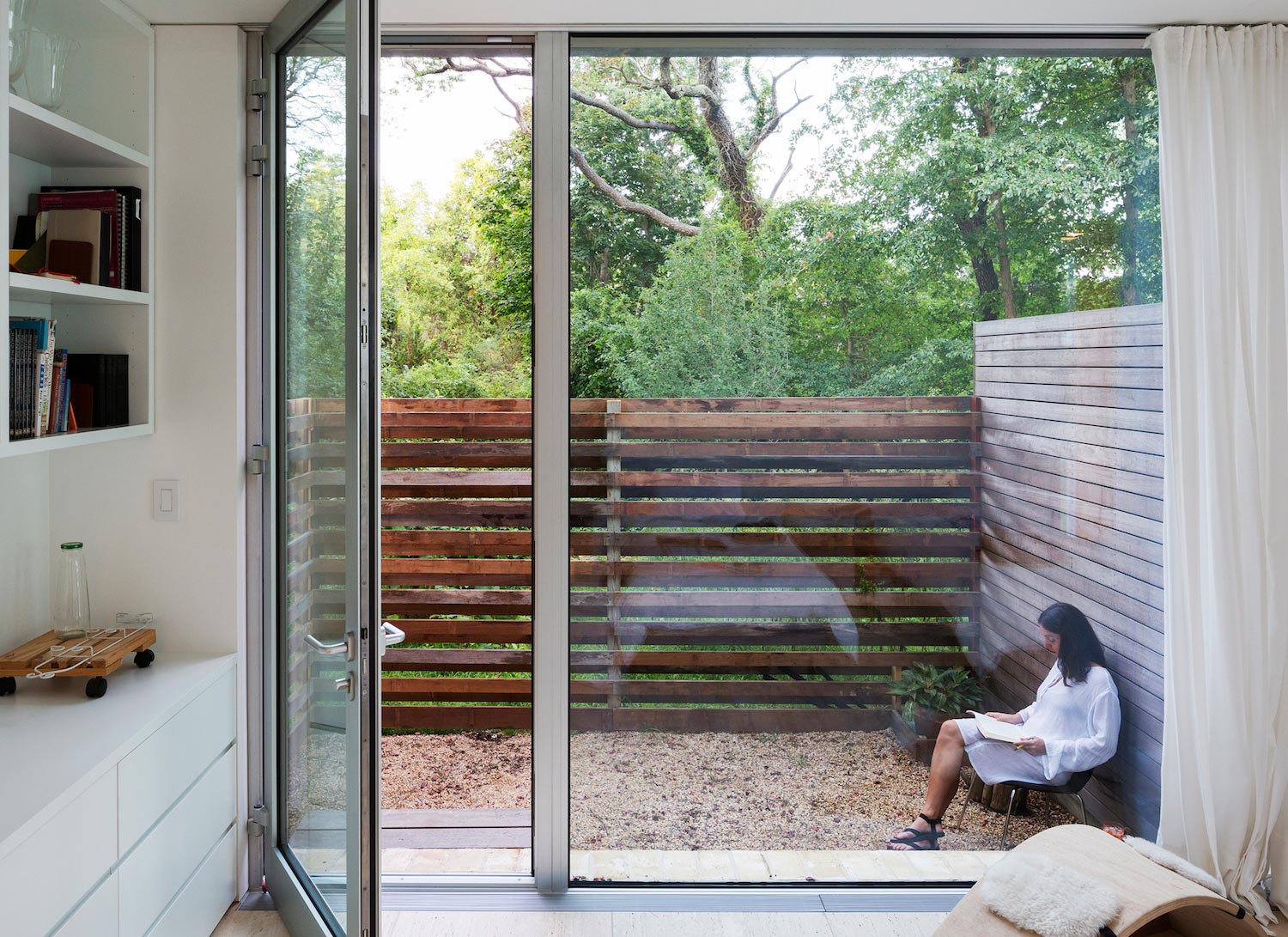 Weekend home built on the south shore of Long Island having large sliding glass doors to experience the landscape around the house   Page 2 of 2   CAANdesign  Architecture and home design blog-2