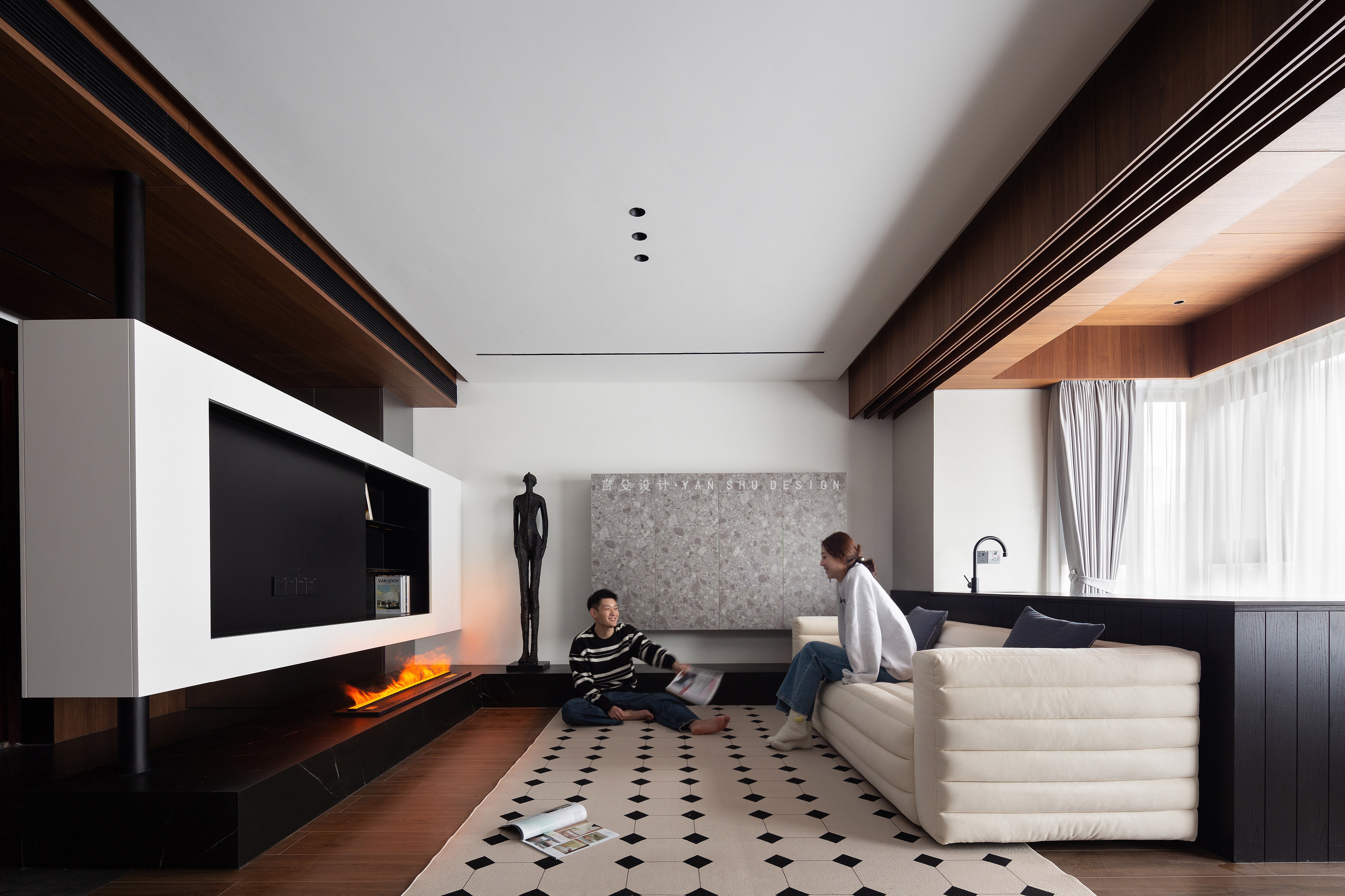 秩序 · 现代台式大平层设计丨中国合肥丨言殳设计-18