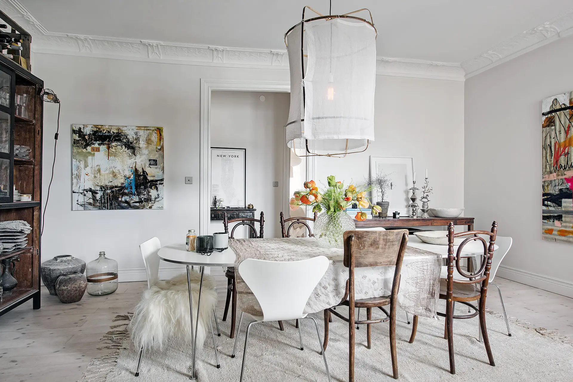 瑞典 106 平米原木与水泥的温馨原野风-11