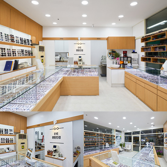 简约 16 坪眼镜店设计，展现白色与木纹之美-1