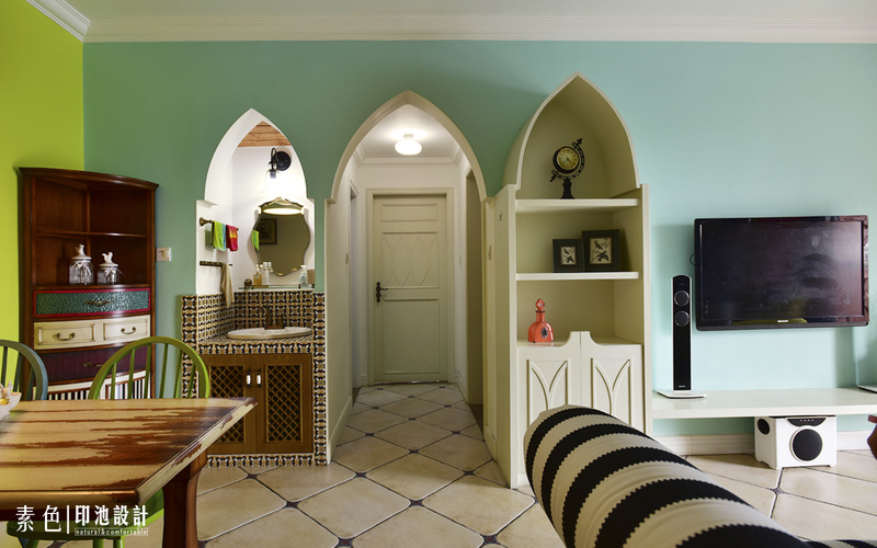 童话城堡 · 深圳美佳华·首誉89平米波普童话风格家装设计丨中国深圳丨印池设计-35