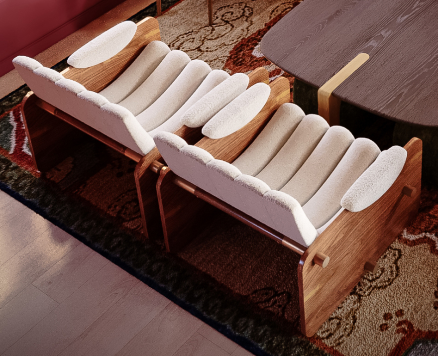 Borso Club Chair 3D建模与渲染丨COUP STUDIO-29