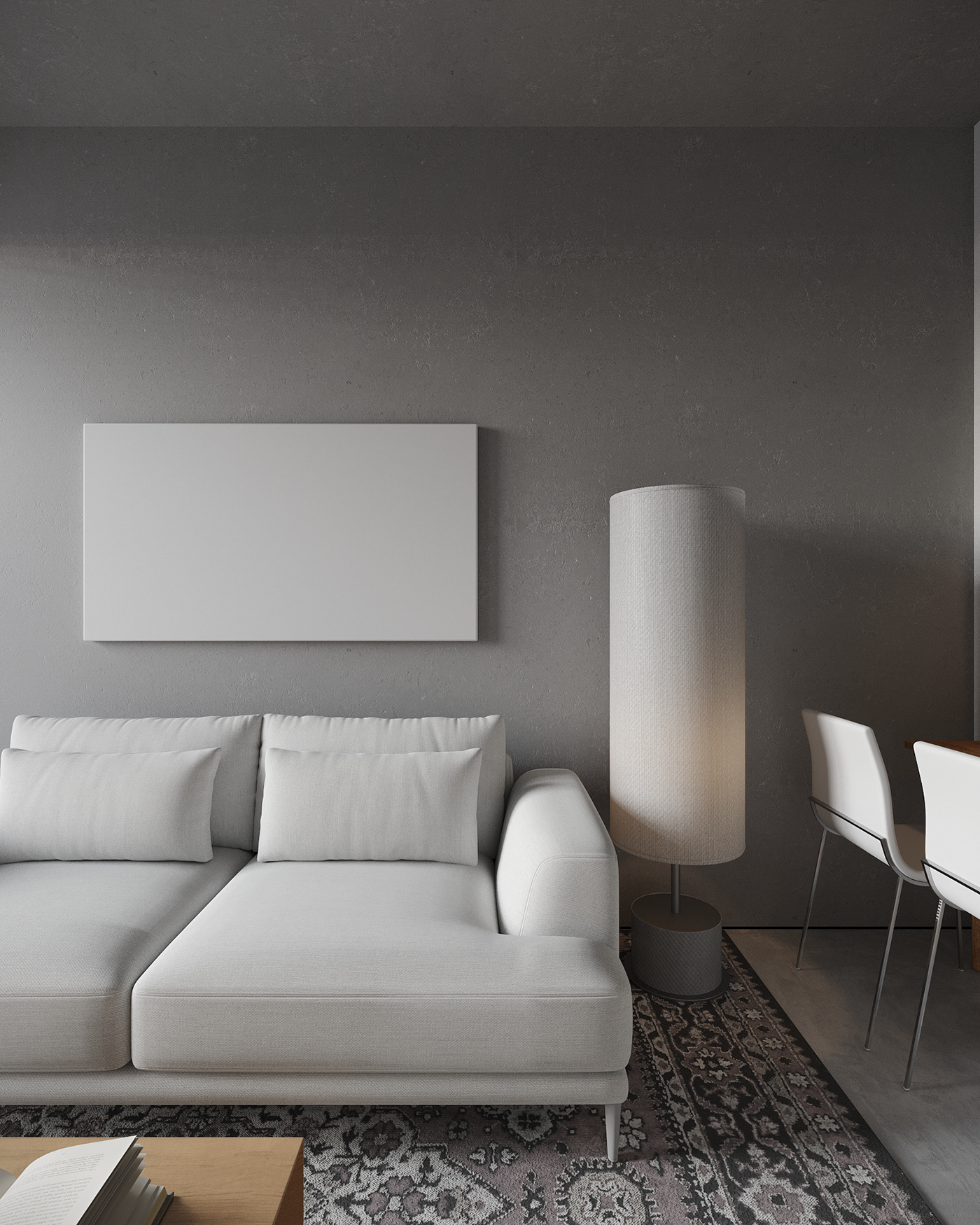 原木与灰白打造的素雅治愈空间-8