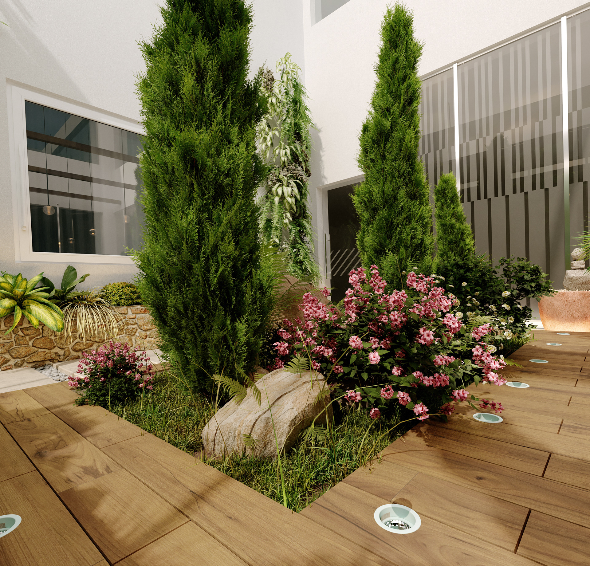 日式别墅景观丨沙特阿拉伯-10