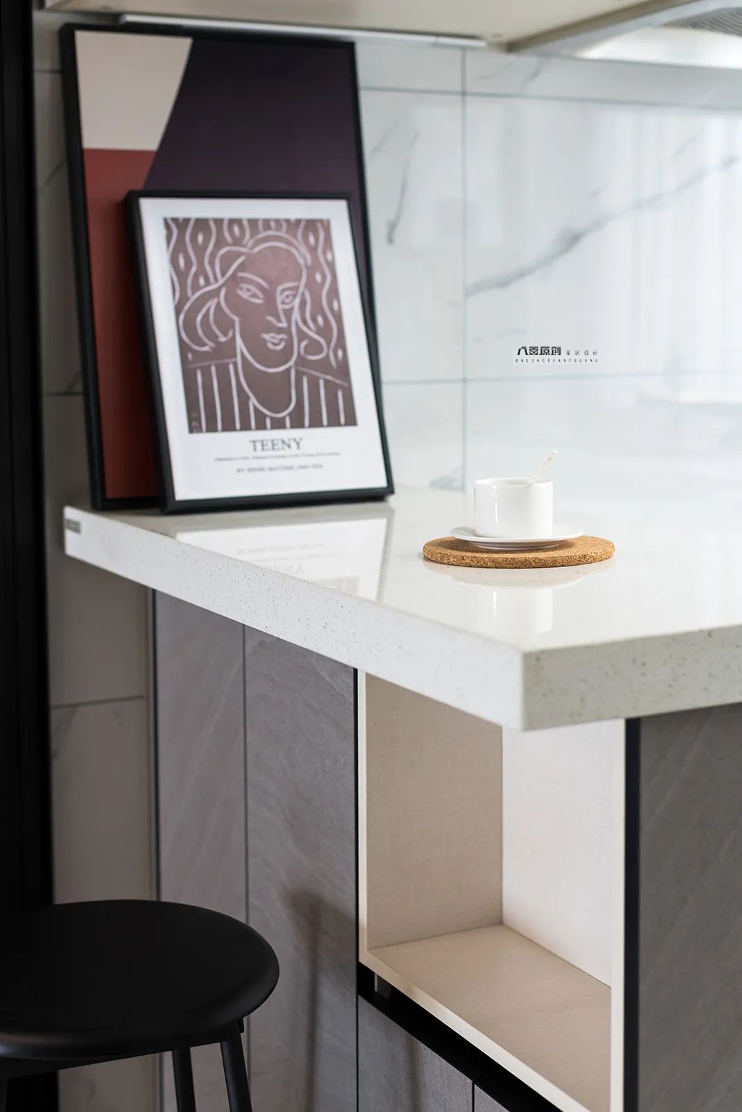 淄博绿城玉兰园 144㎡艺术之家,设计精巧重塑生活空间-54