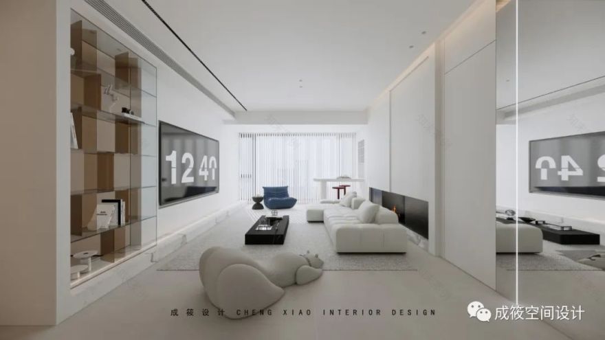 上海纯白治愈公寓丨中国上海丨成筱设计-7