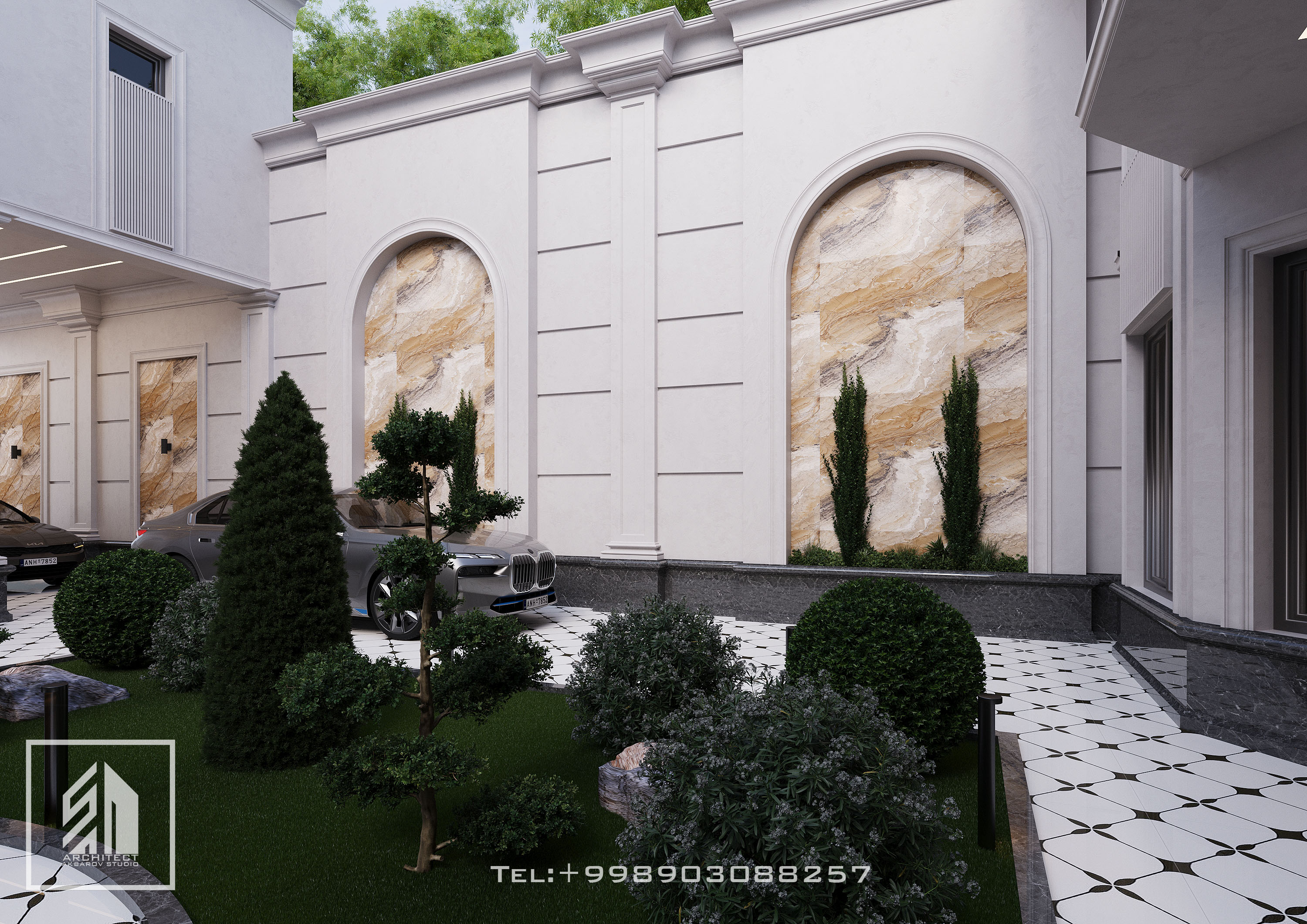 Neoclassical exterior design-5