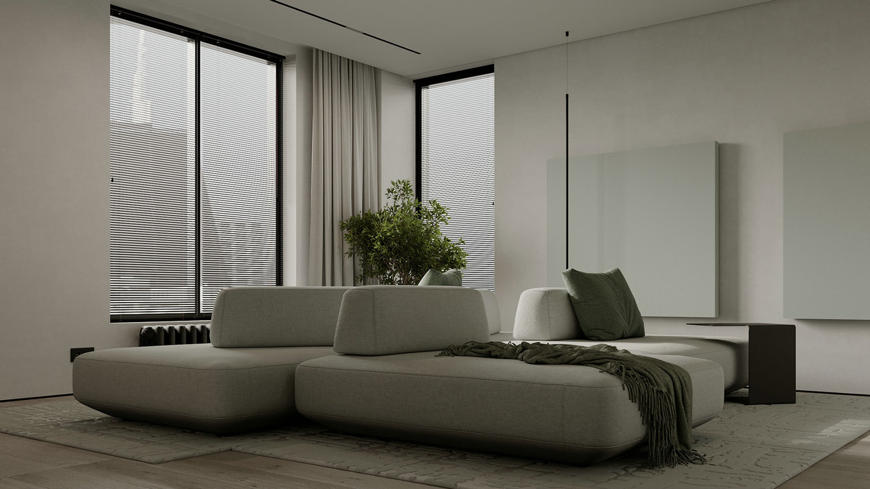 高级灰色系公寓设计-5