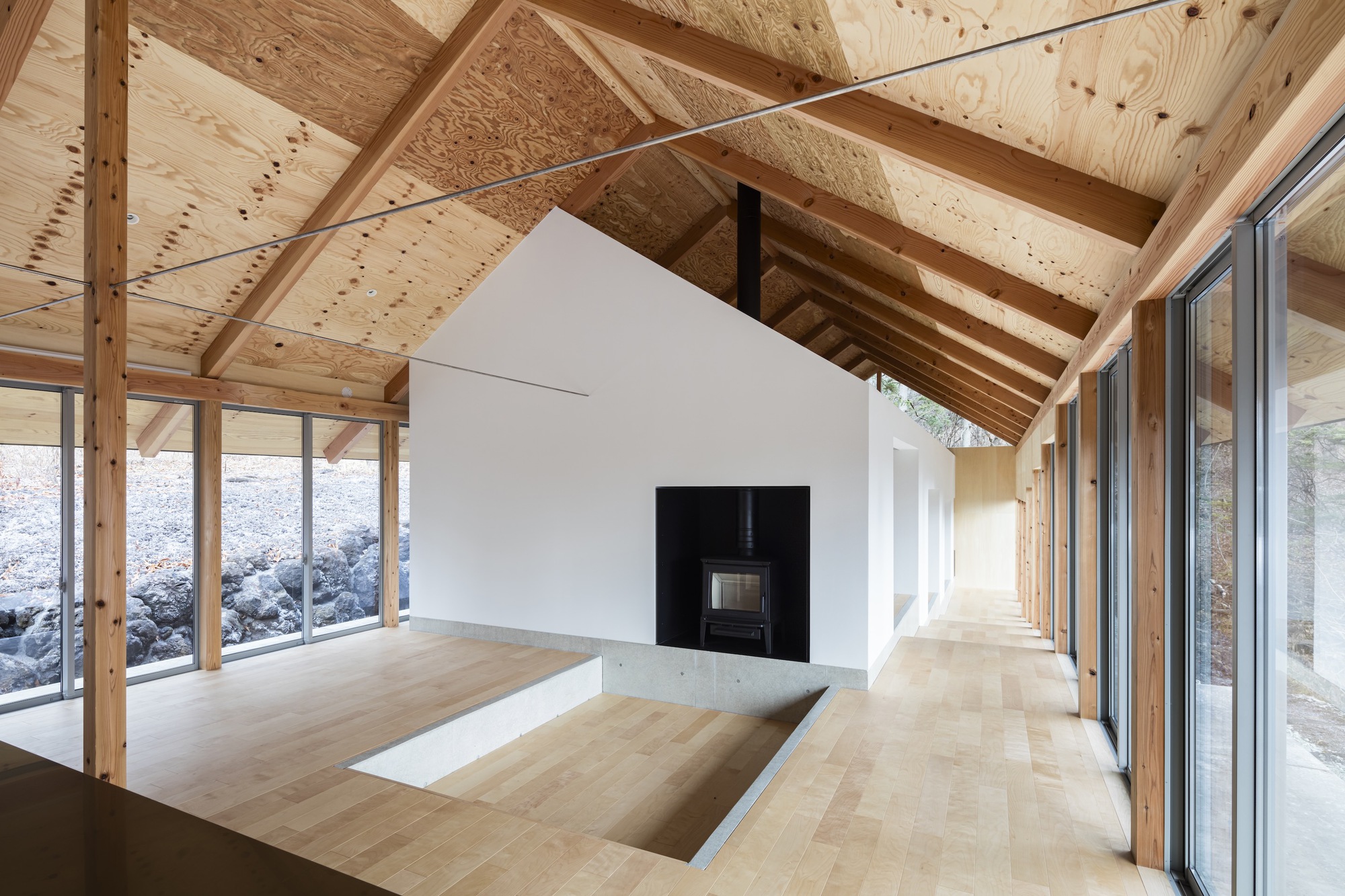 轻井泽别墅丨日本丨Takahiro Endo Architects Office-17