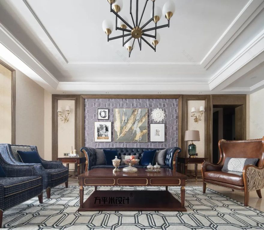 美式混搭风打造 260㎡精装房全案软装改造-47