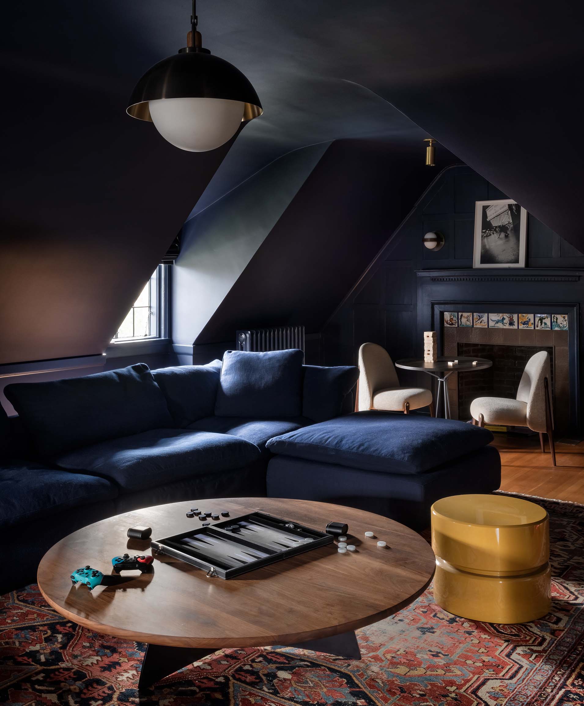 一座都铎风格建筑的改造丨美国-49