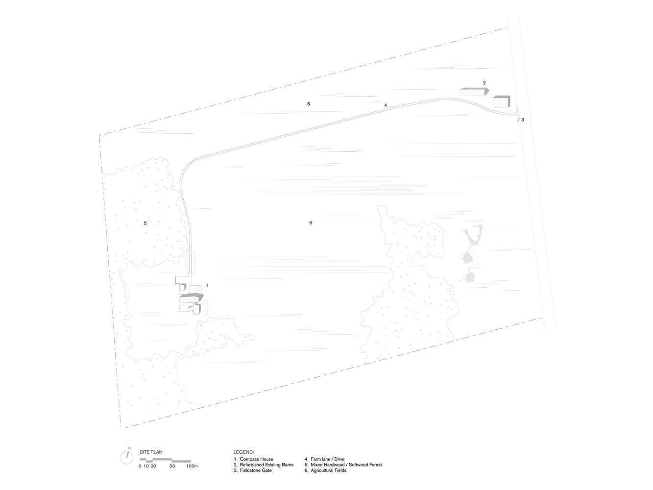 加拿大 Compass House 周末之家,白色橡木与雪松营造温暖室内空间-55