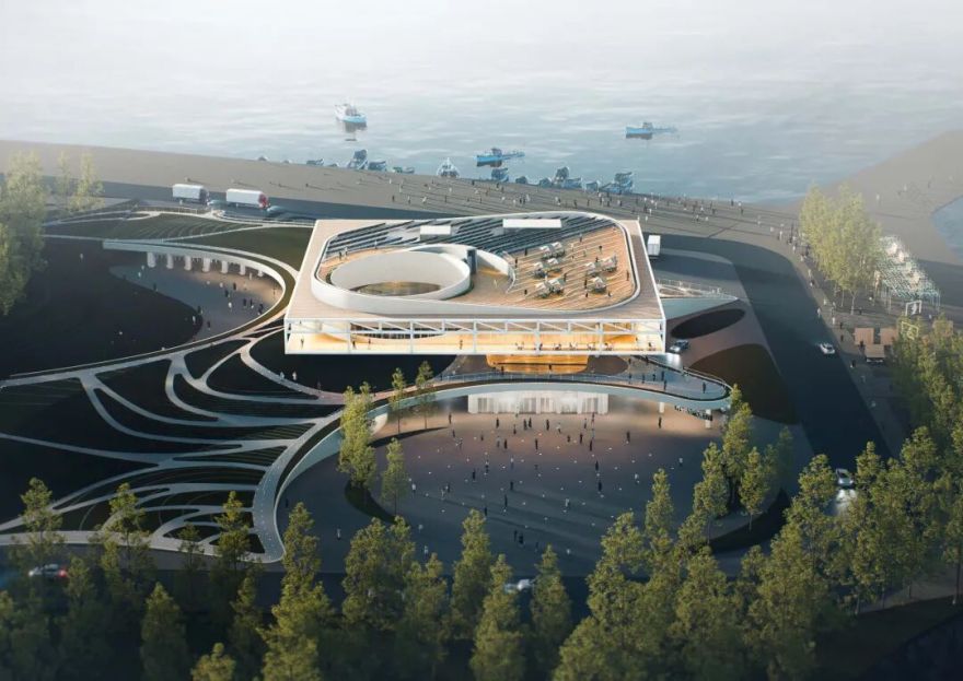 养马岛水产品流动大厅与渔港综合管理中心丨中国烟台丨新空间集团-0