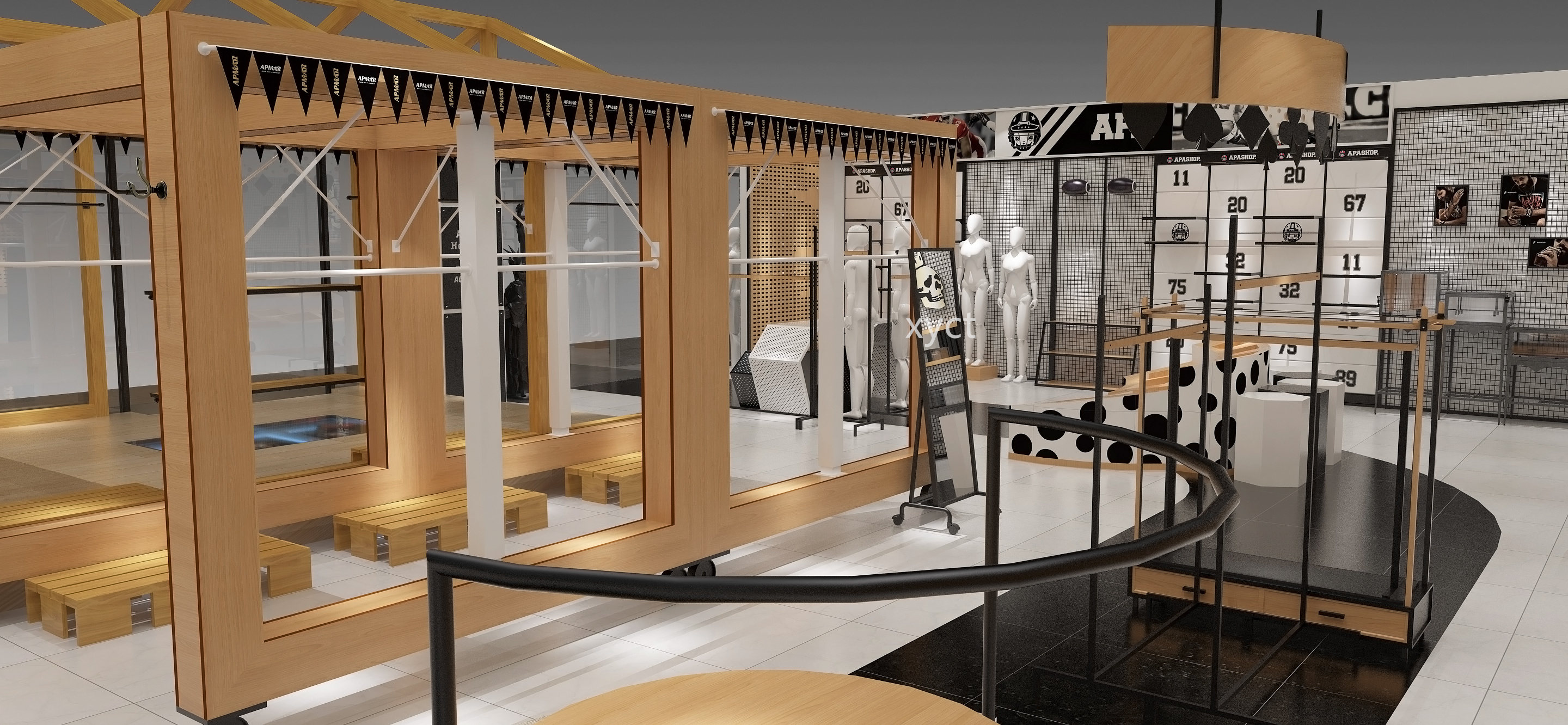 工装&艾普玛潮流艺术商店APMAR 店铺效果图-4