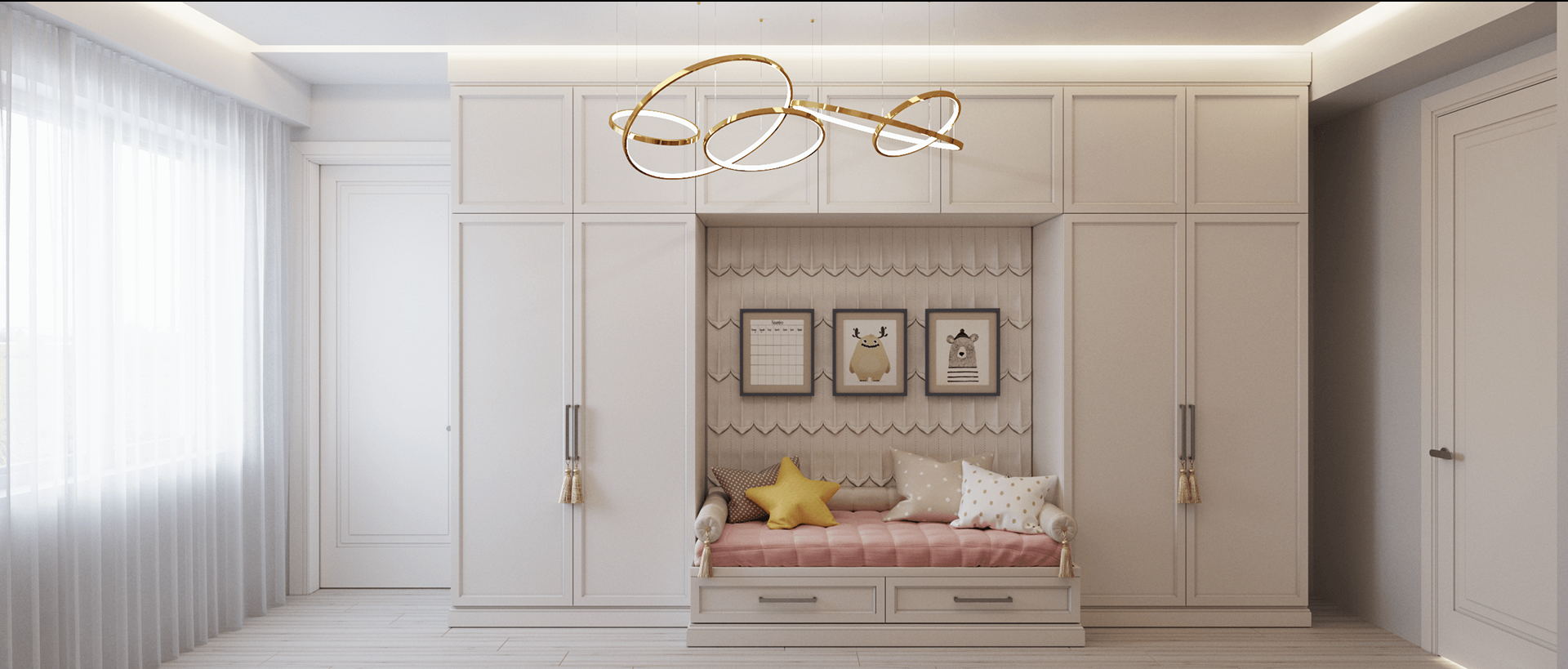 170㎡浅色系公寓设计 方寸之间，皆是雅韵！-24