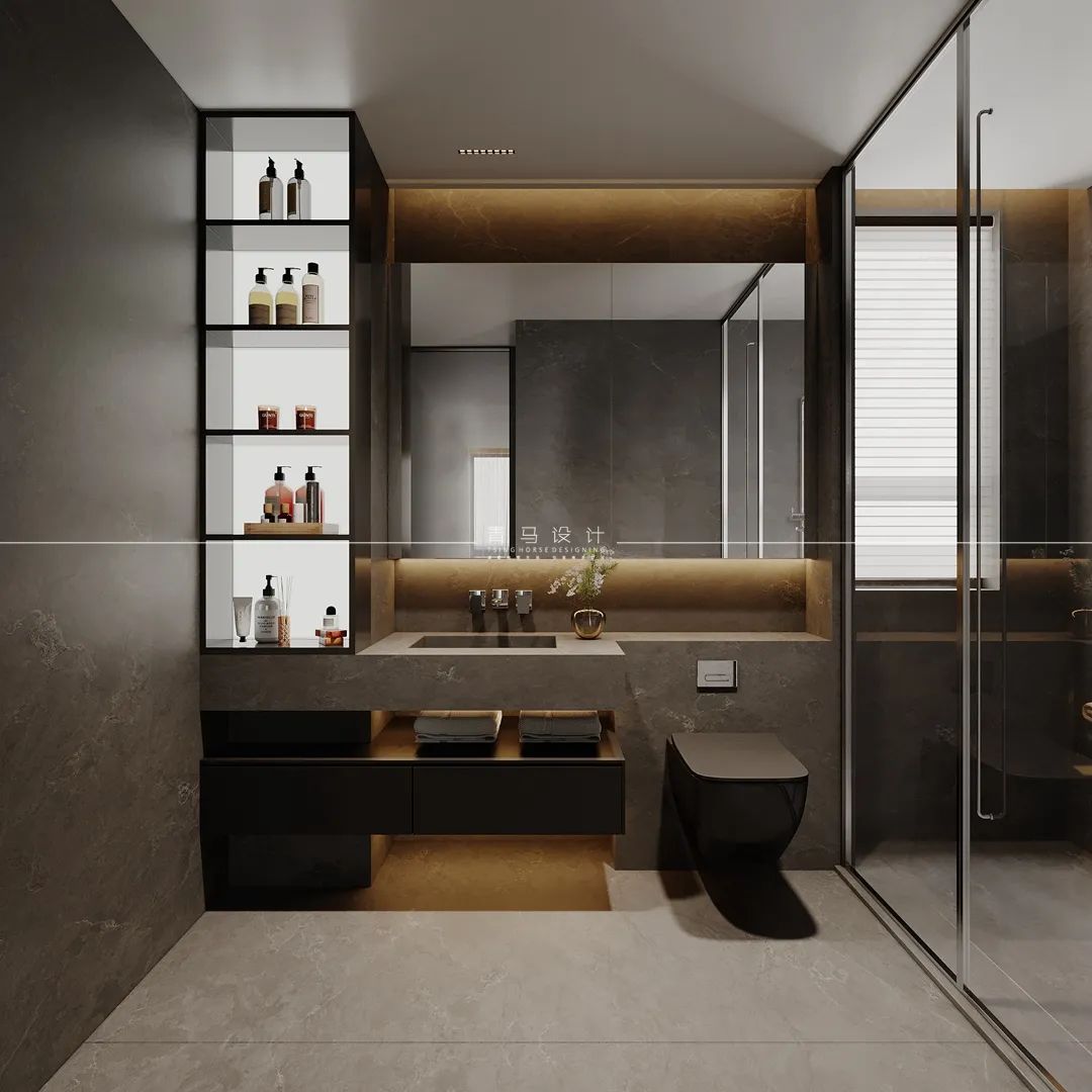 东原印未央下叠现代轻奢空间丨中国西安丨青马别墅设计-54