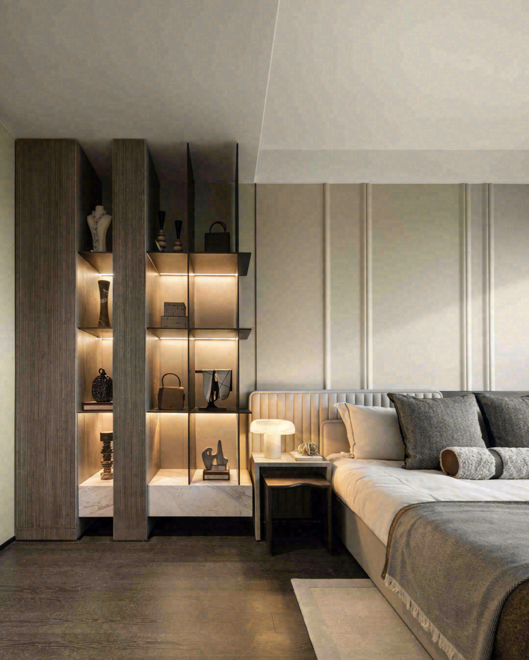 龙湖·合肥亚伦央璟颂样板间丨中国合肥丨上海华帛室内设计有限公司,为上设计-17