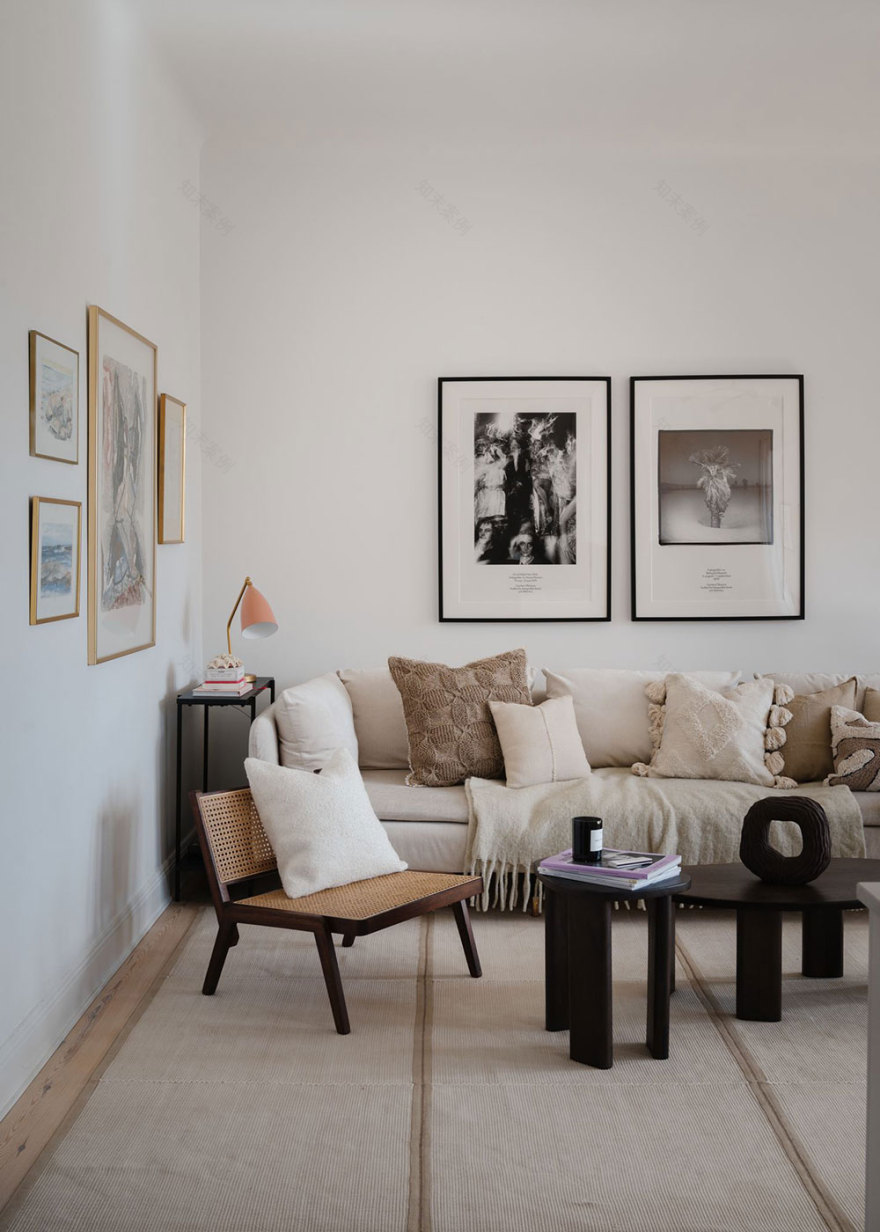 北欧风格瑞典公寓,温馨明亮的湾窗设计-33