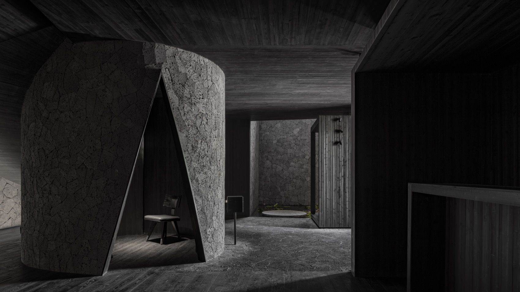 田间之上 中国湘菜馆丨中国广州丨黑白木设计-24