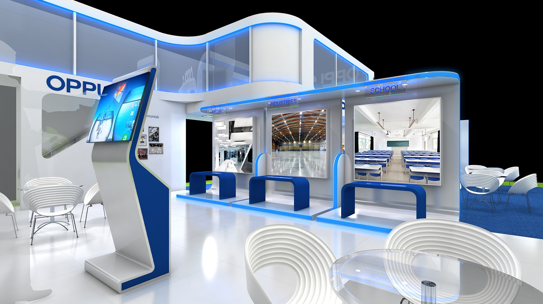 OPPLE exhibition stall design 280sqmtr. with mezzanine-10
