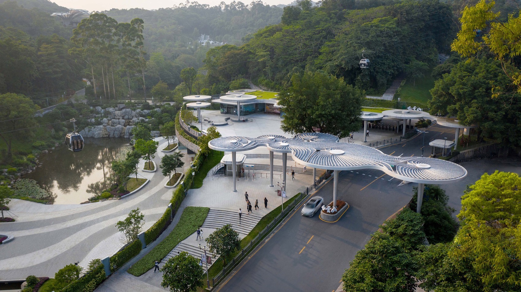 白云山云山南路集散广场建设丨中国广州丨华南理工大学建筑设计研究院有限公司-3