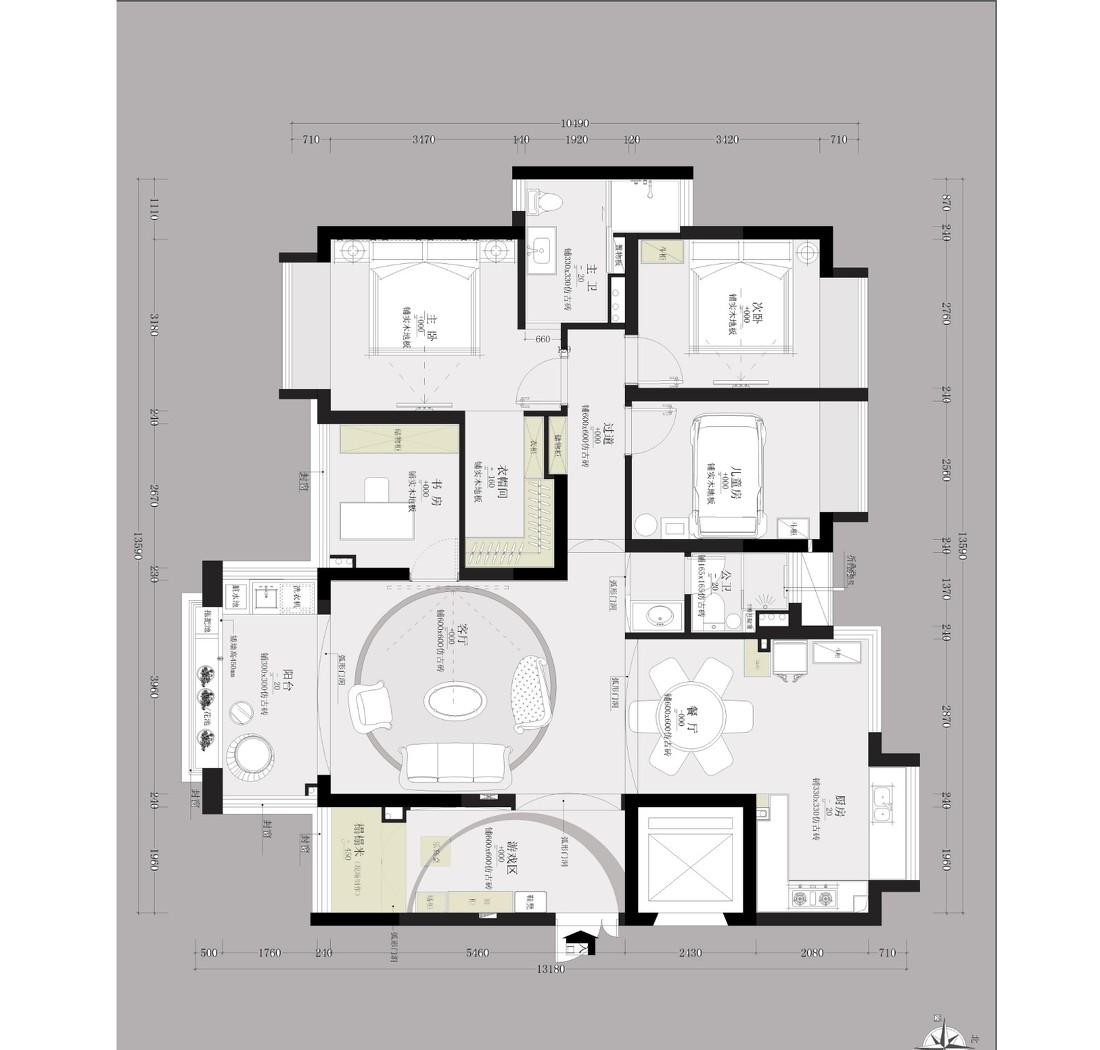 上海海岸美式轻奢家居,生活态度尽展空间-2