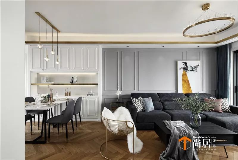 中电颐和府邸现代轻奢装修案例丨唐馨-29