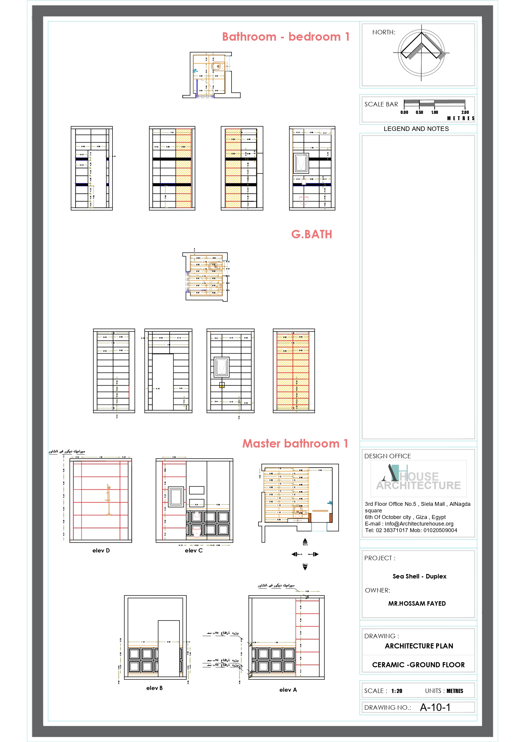 Working Drawing for chalet at Sea shell compound-2