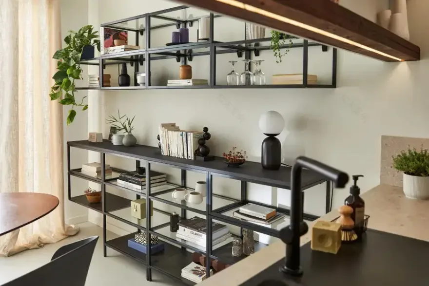 现代温馨的 Leroy Merlin 设计厨房 | 半开放式客厅-10