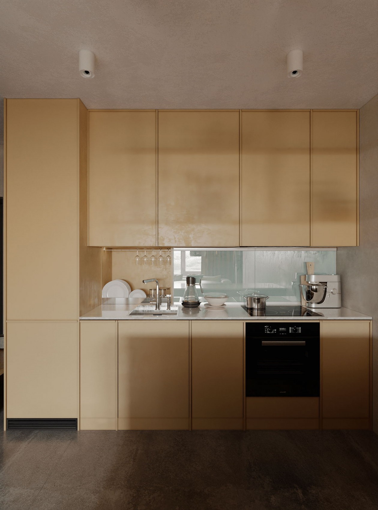 乌克兰70㎡ 浅色系空间设计 温柔极了！-8