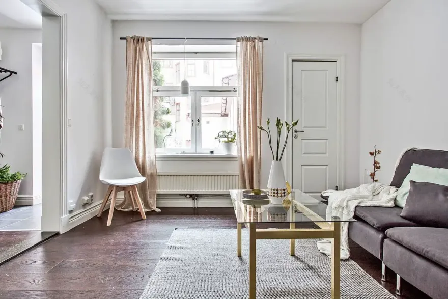 蜗牛式楼梯设计的 69 平米复式公寓-5