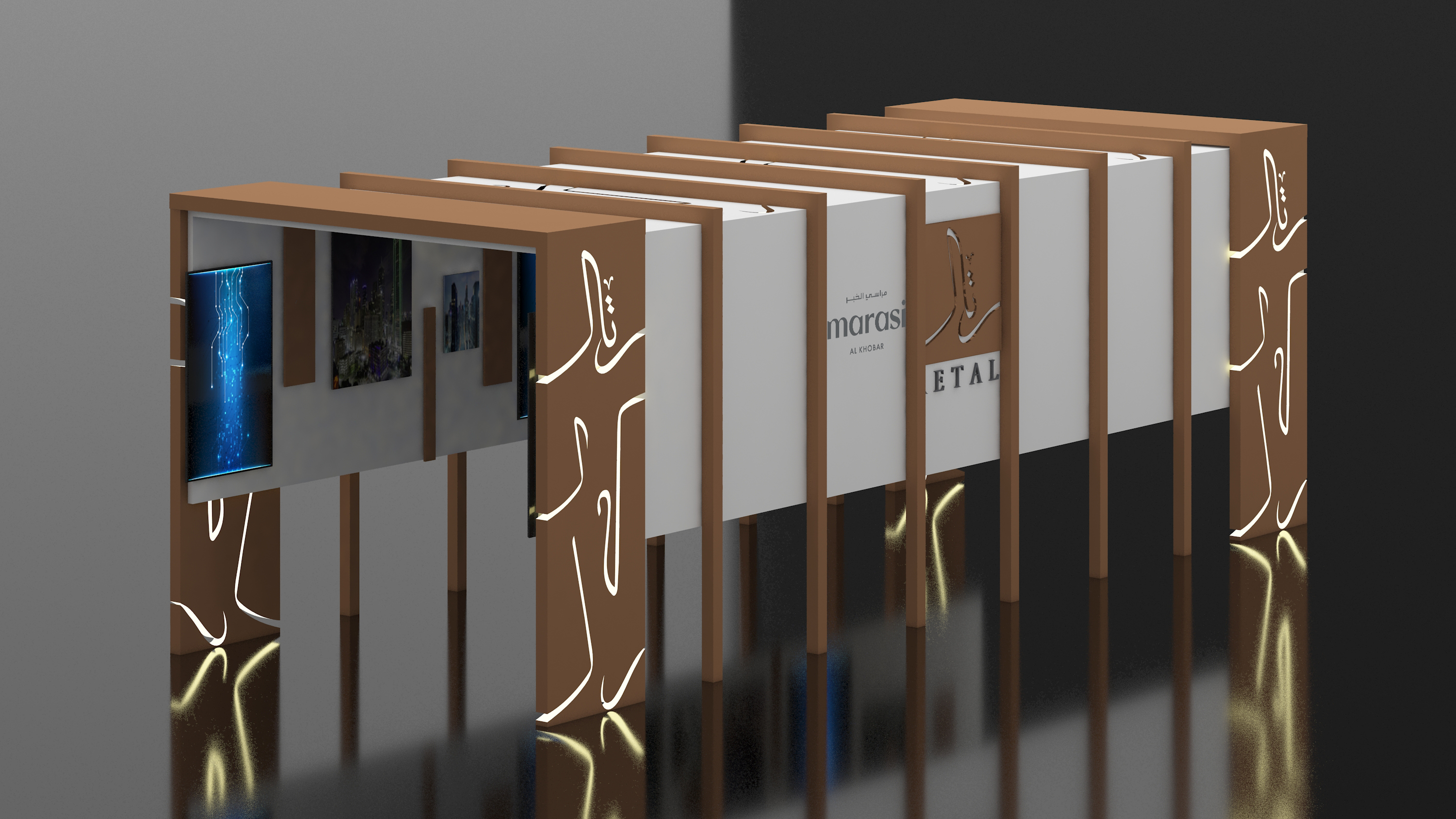 retal event (gate - tunnel - direction sign )-11