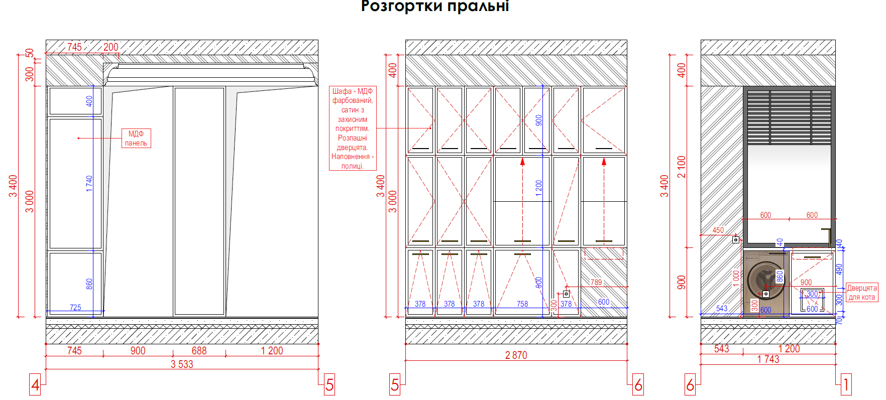 Laundry room design in Shapovalivka-5