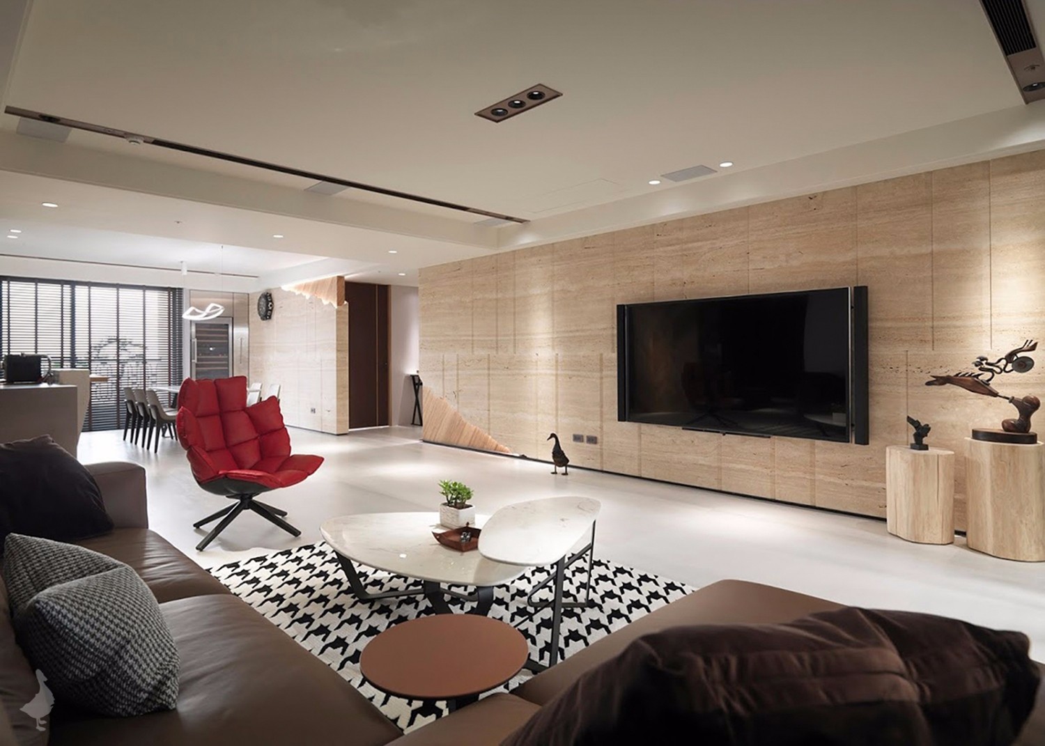 现代简约住宅的回然冠宇与瑞空间设计-6