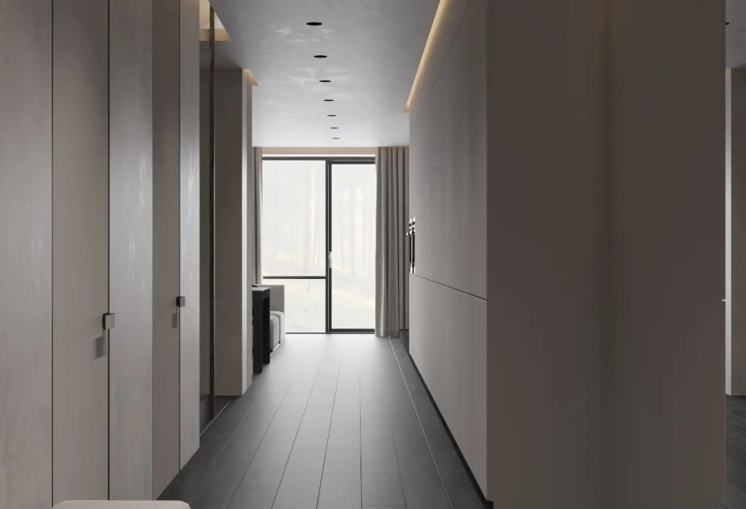 235㎡极简灰住宅丨DINARA YUSUPOVA-5