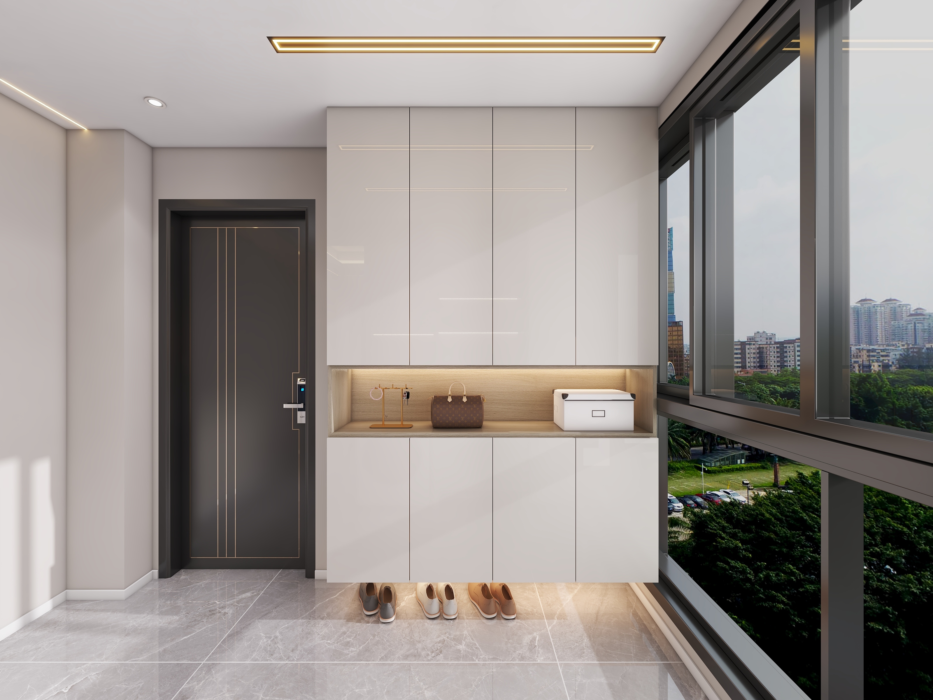 四川成都世家东部时空（93平方现代简约三居室）-17