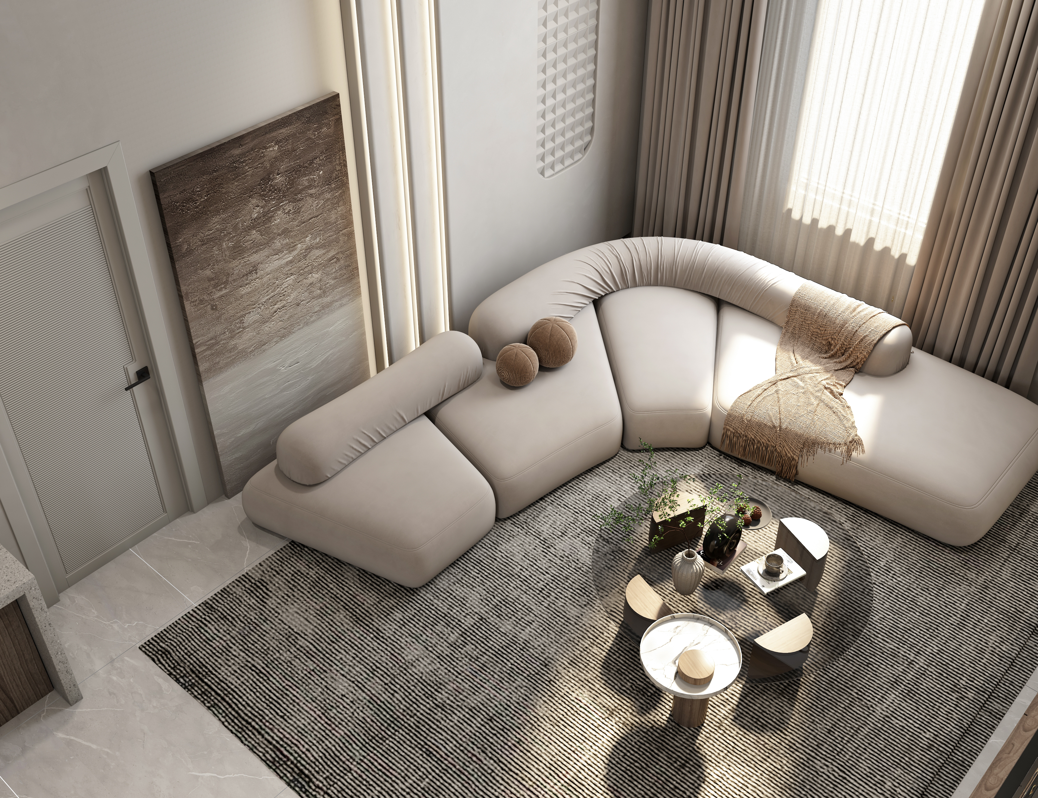 living room located in kuwait-1