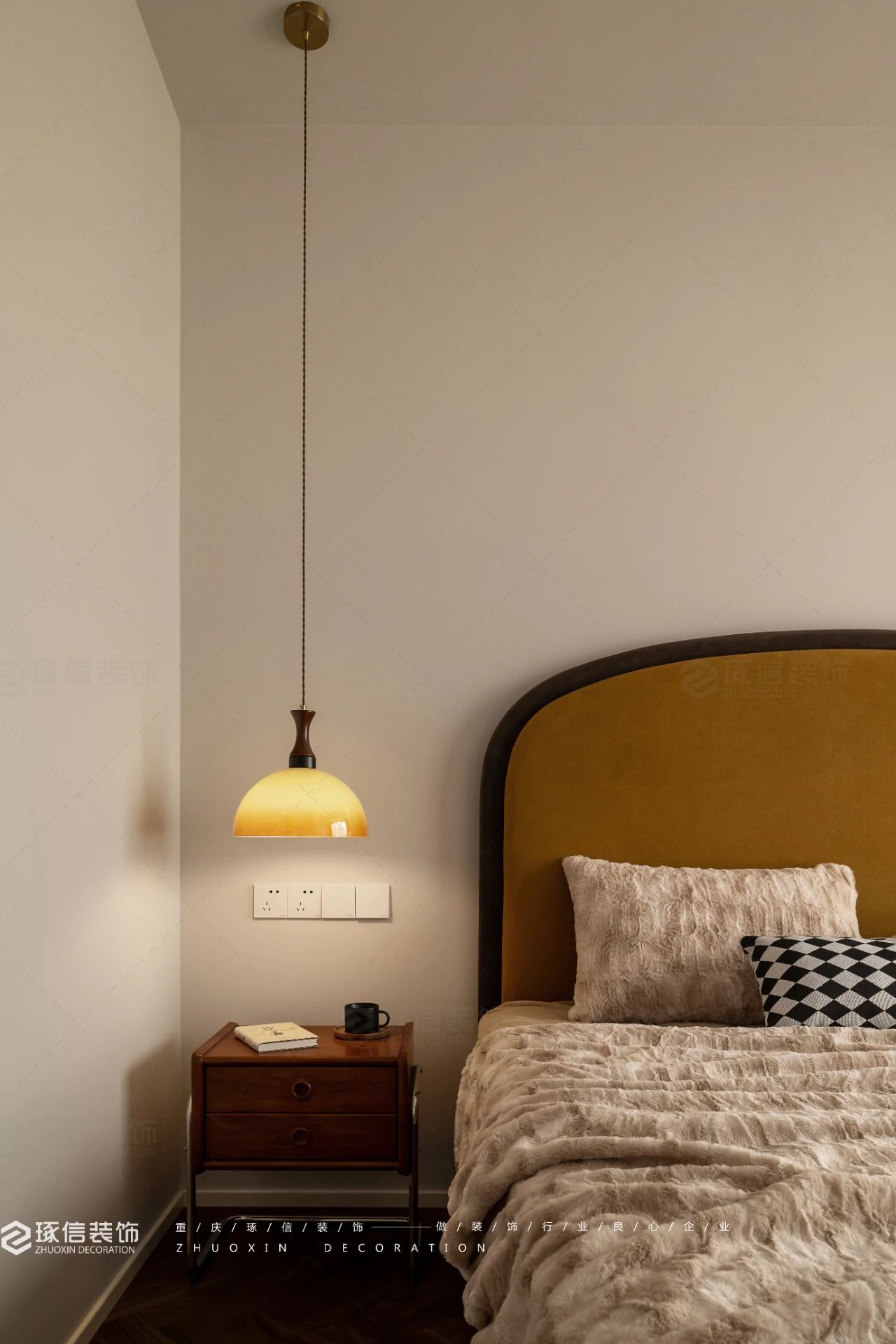 95 平复古风个性自在住宅丨琢信装饰-23