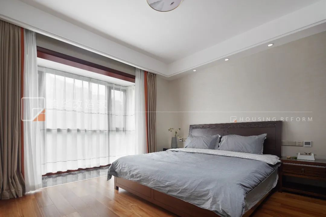 阳光 100 中式养老房 | 新中式风格,红木家具,强大的收纳功能-57