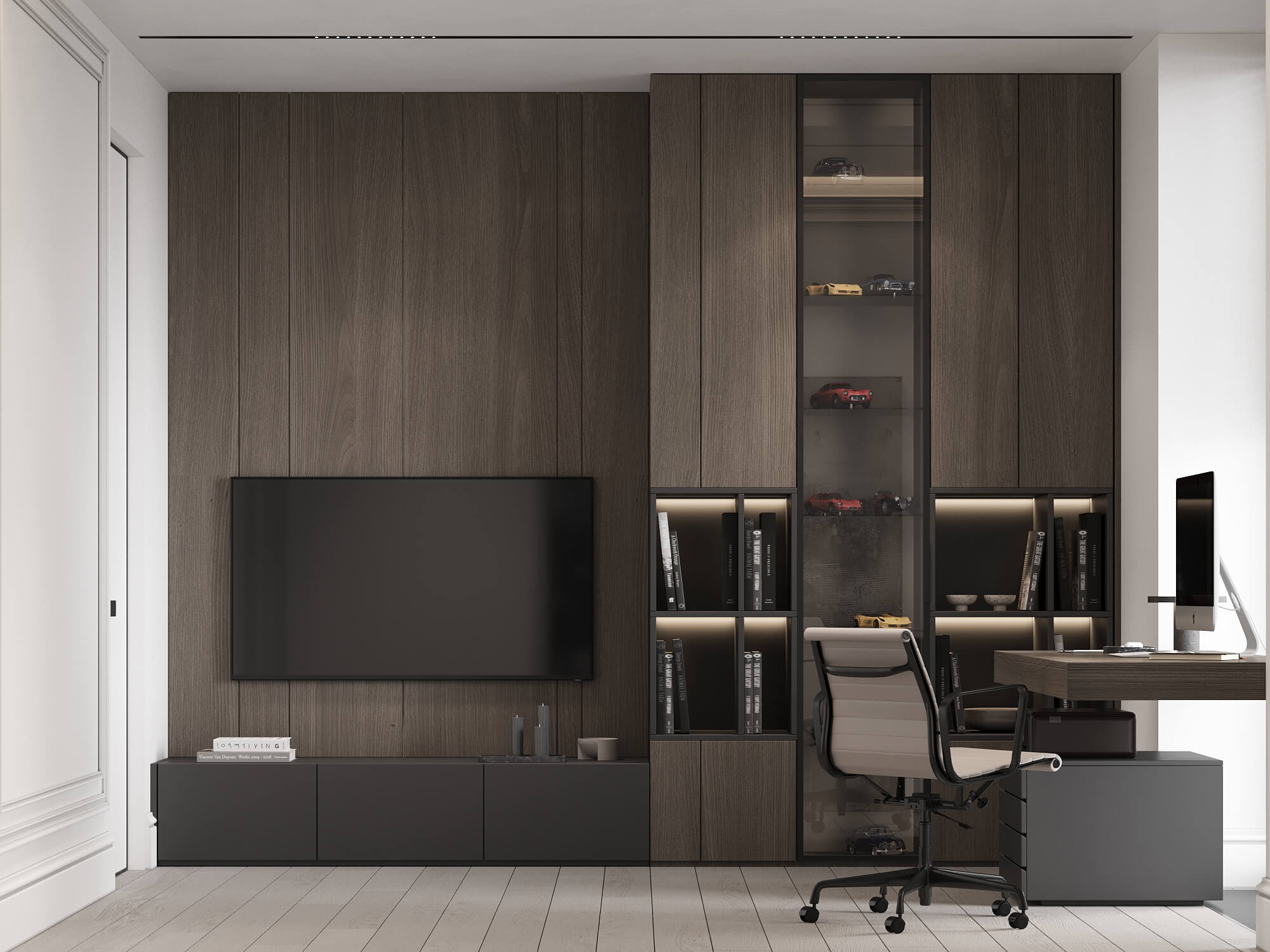 90㎡高级灰色系公寓设计 至素至简，气质非凡！-43