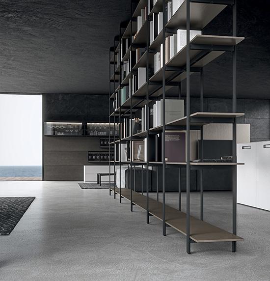 Bibliothèque Blade séjour, meubles modernes | Modulnova Living-15