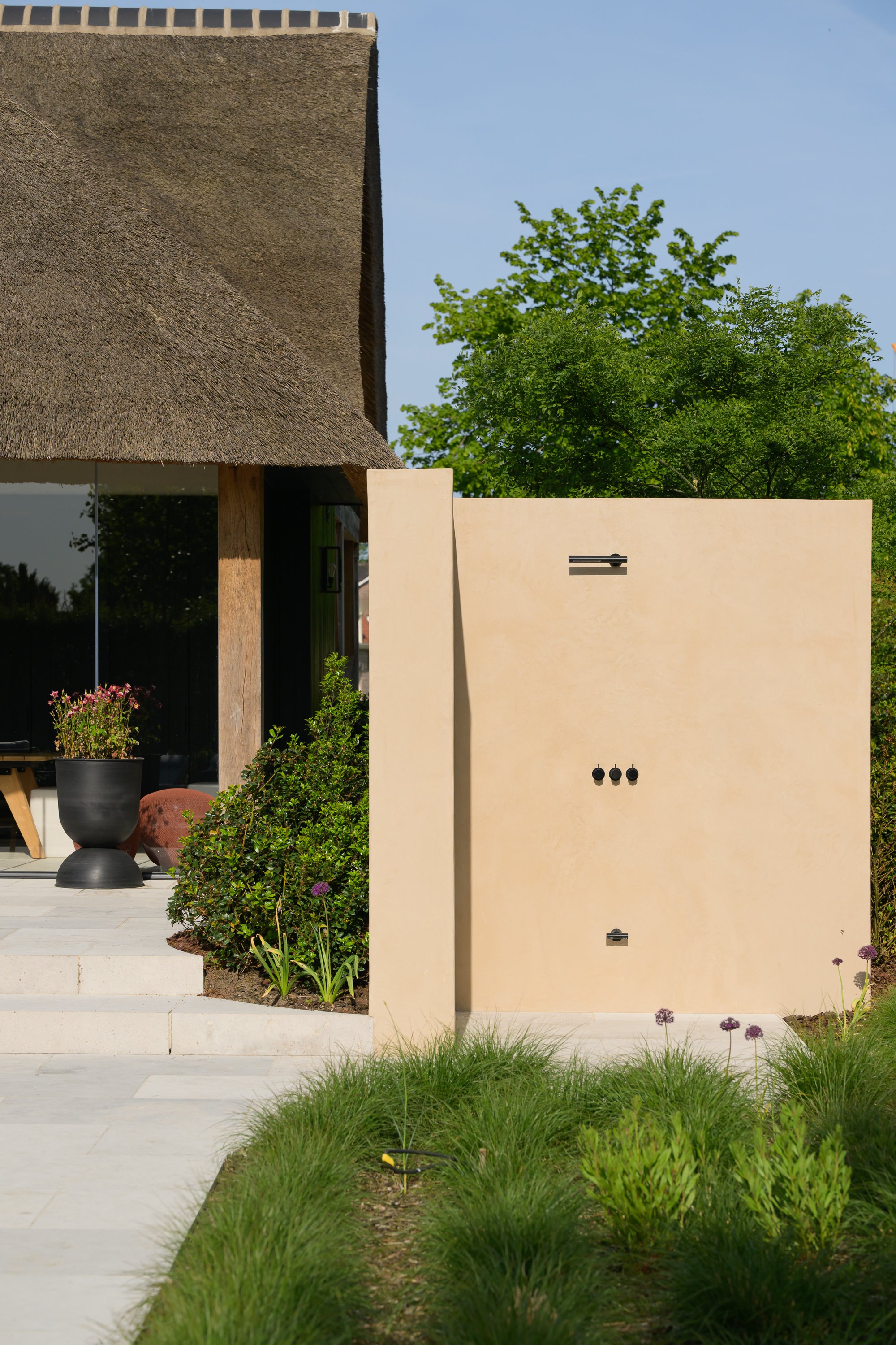 既有住宅带温室,泳池和淋浴墙的扩建项目丨Ai&M bvba-24