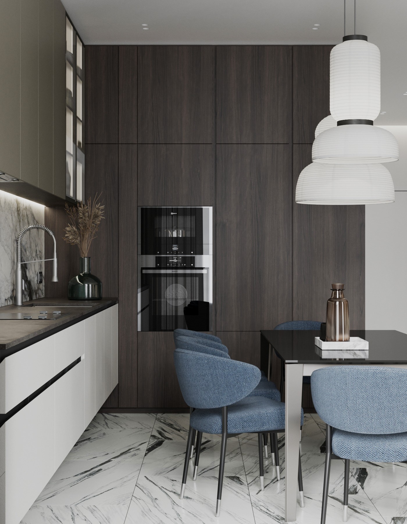 圣彼得堡 105㎡住宅设计丨俄罗斯圣彼得堡-9