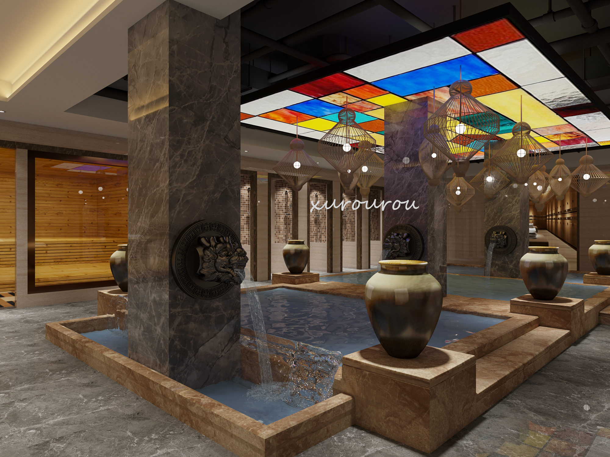 浴场工装设计丨星夜传图-20