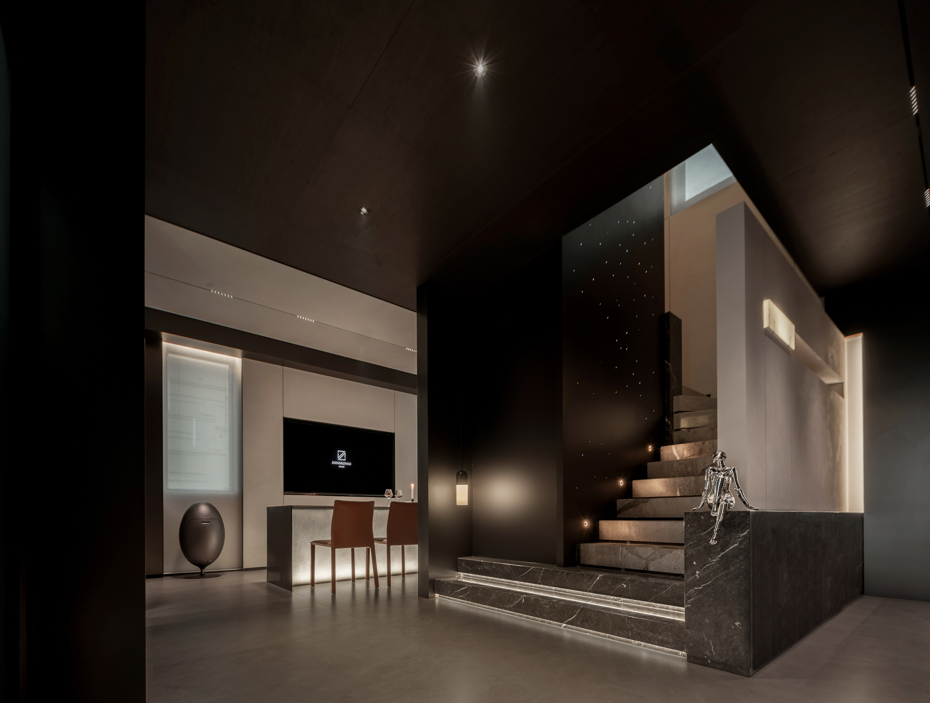 235㎡质感私宅丨中国通辽丨山石空间全案设计机构-12