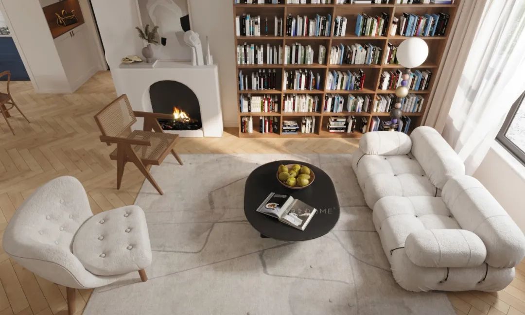 安家天津·远洋琨庭复古风家居空间设计丨中国天津丨东木设计-1